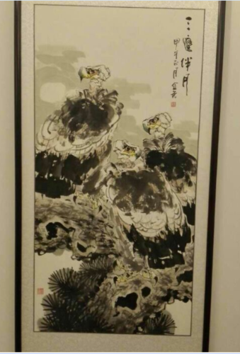 中国著名画家李青松和您一起欣赏书画前辈张金荣老师的作品