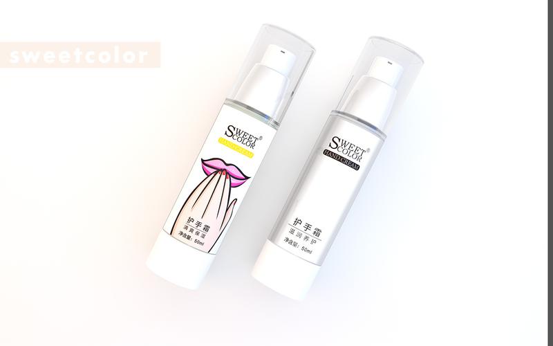 化妆品产品设计护手霜包装设计场景效果图