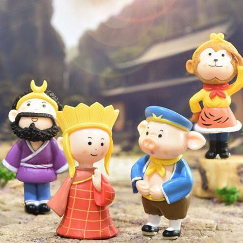 西游记玩偶师徒四人汽车摆件创意礼物唐僧孙悟空猪