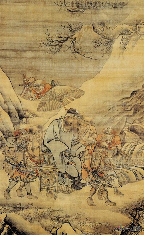 《钟馗夜游图》