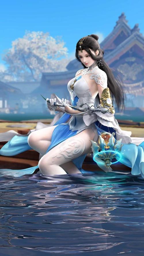 3d建模cg最美美少女,不服来战