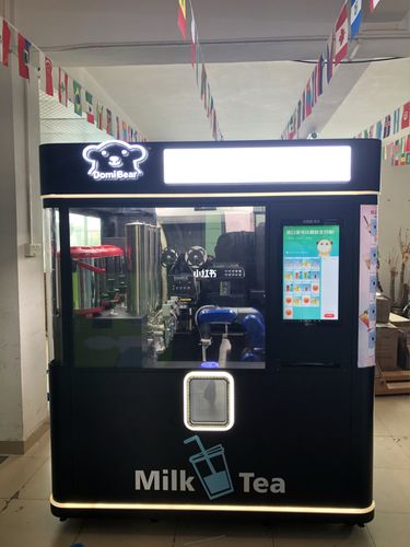 【全自动奶茶机器人】24小时无人售卖_奶茶_奶茶机_家居家装_家用电器