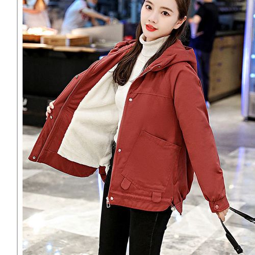 2021年最流行的冬装,2021年流行服装颜色 加绒加厚外套女2021年冬装新款韩版小个子时尚休闲连