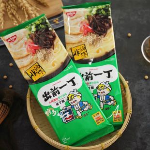 热卖香港进口美味出前一丁棒丁面九州浓汤猪骨汤味186