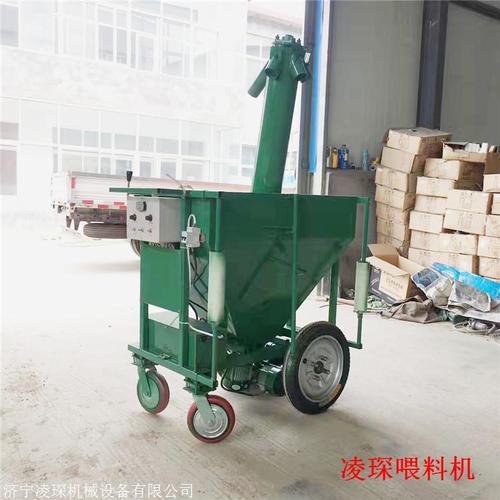 直接一点四层养殖鸡场喂料机-手推大型养鸡场饲料上料机
