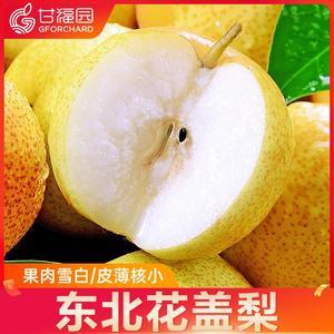 正宗东北花盖梨9斤新鲜应当季现摘辽宁南果软梨水果冻梨整箱包邮