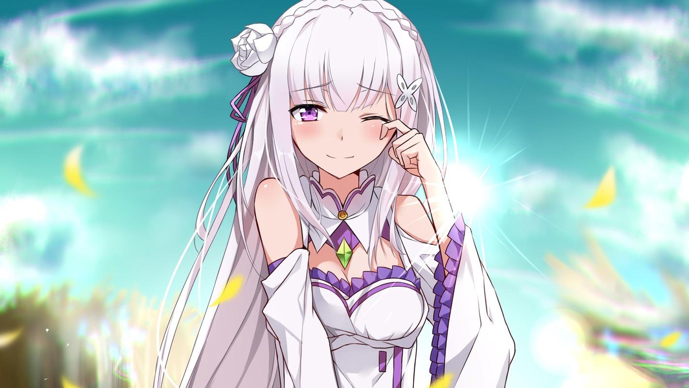 re:0《从零开始的异世界生活》艾米莉亚高清宽屏壁纸