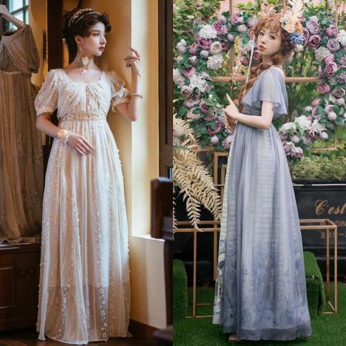 高个子lo娘适合哪种洛丽塔?试试"帝政风"长裙,端庄又优雅