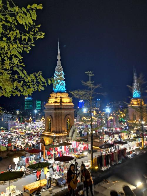 吃货的天堂一一2019,2,西双版纳景洪市告庄西双景赶摆