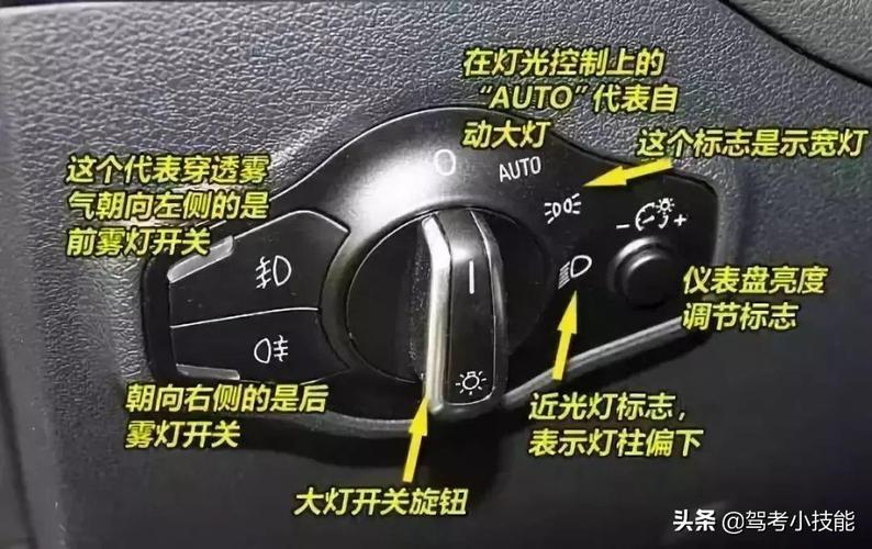 远光灯怎么开科三模拟灯光12组口诀