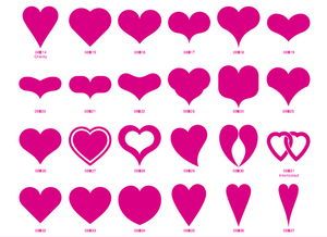 王者荣耀爱心符号边框简笔画左上角