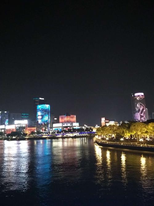 宁波(甬城)三江口灯光秀2018夏天拍摄