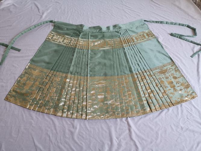马面裙织金纱布料汉服提花明制汉服面汉元素多色料麒麟日常搭配