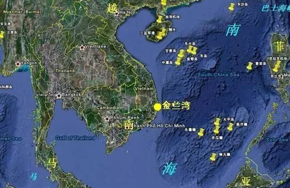 金兰湾地理位置