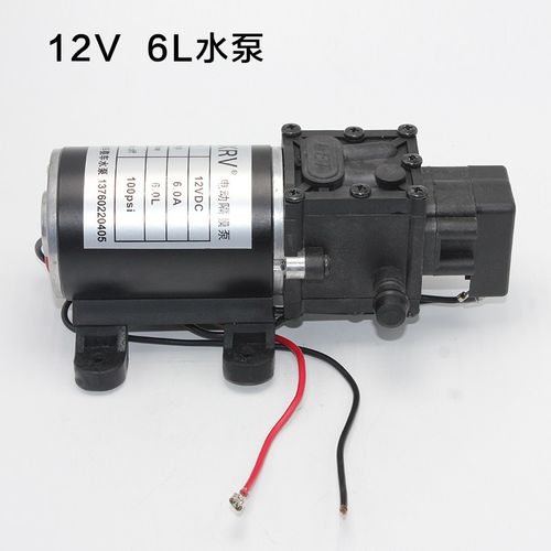 房车改装配件水泵整车水泵带压力水泵 自吸式水泵12v/24v6l