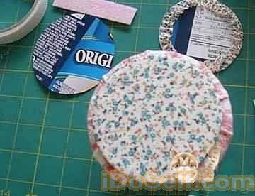 废弃奶粉罐废物利用手工小改造制作美丽储物盒_百度