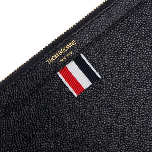 s tom brown鹅卵石大号黑色手拿包 品牌 thom browne (汤姆·布朗)