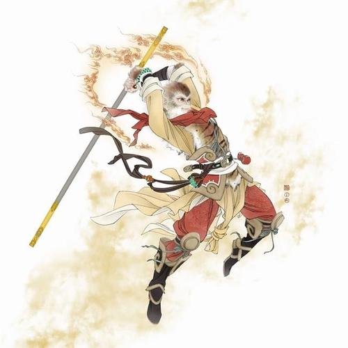 一组孙悟空绘画设计欣赏