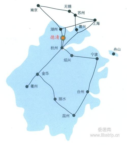 德清县区位图_湖州旅游地图 - 爱程旅游网