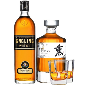 威士忌英吉利500ml 烈酒斯顿40度利熏哥帝白兰地/干邑