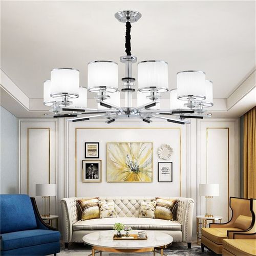 简约客厅吊灯后现代水晶灯大气家用卧室套餐厅设计师2020新款灯具视频