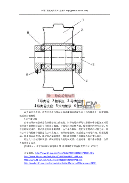 挖掘机导向轮支承装置的改进(精选).docx 3页