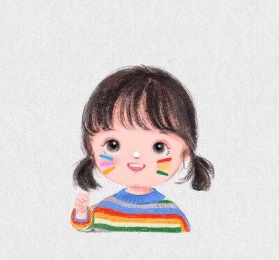 可爱网红小女孩头像