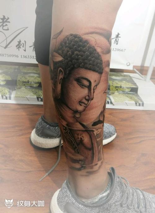 佛像_纹身图案手稿图片_胡喜超的纹身作品集