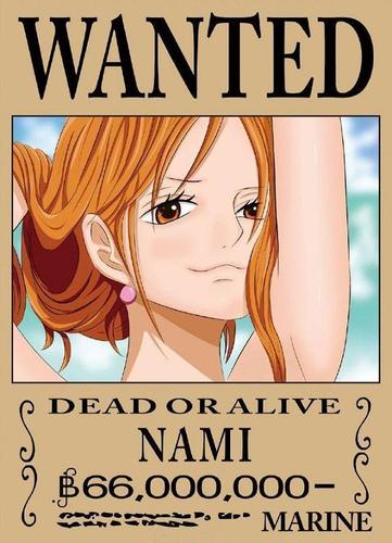 海贼王草帽团2016年7月最新悬赏令彩图