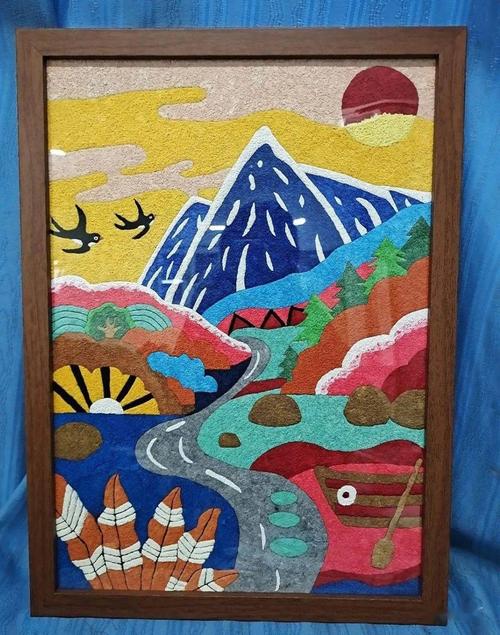 切不可使用kt板,通过实践证明,kt板上制作纸浆画,因为此类板材表面有