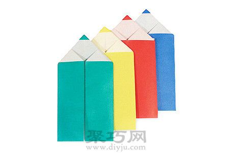 幼儿简单手工折纸铅笔图解教程