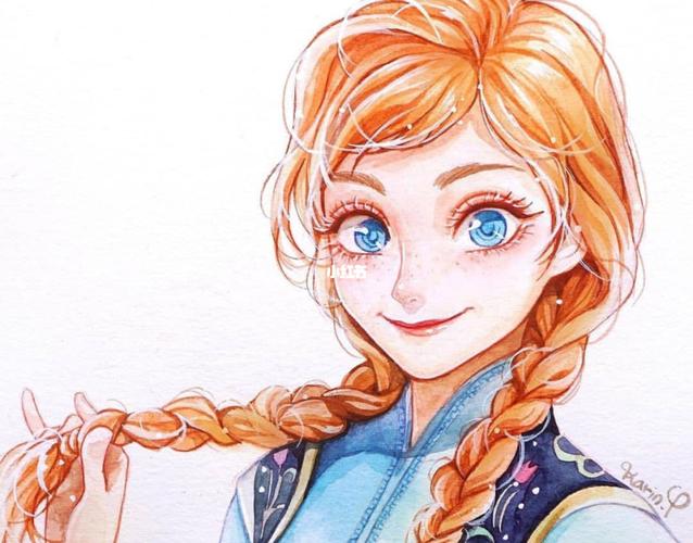 ins搬运:迪士尼公主插画96_迪士尼怎么样_迪士尼公主_instagram