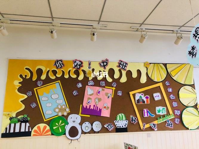 幼儿园主题墙你好中班_幼儿园_幼儿园环创_幼儿园环创