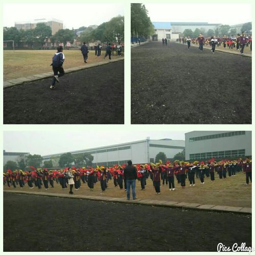 即使是天晴成灰,下雨成溪的煤渣跑道,仍旧有热情的奔跑.