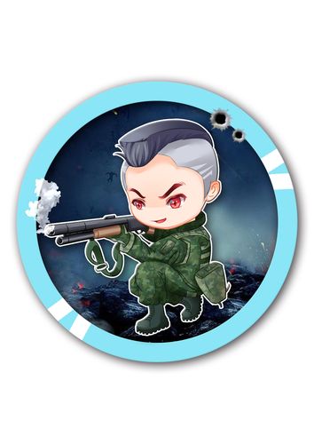 阿兵哥 军人q版