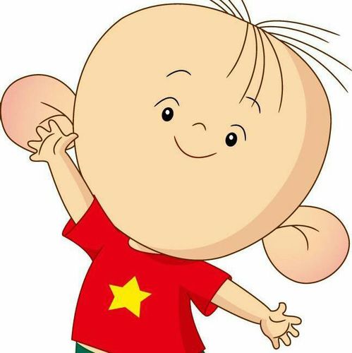 圆圆的脑袋大大耳朵 笨手又笨脚跑步象陀螺