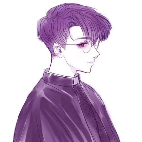 文雅帅男子_男生动漫头像图片_扣扣居