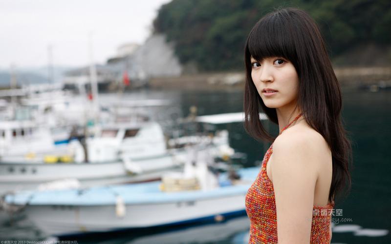 日本萌妹子女星铃木爱理小清新养眼写真桌面壁纸(二)