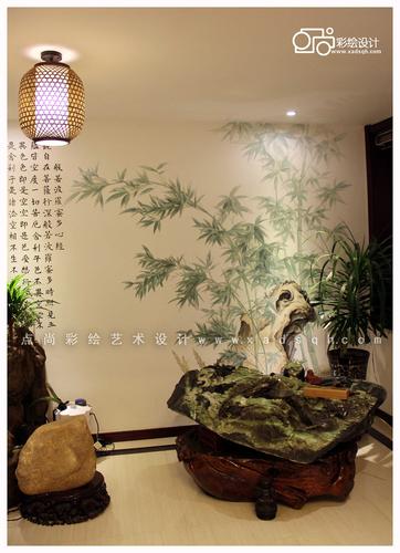 心经-----茶室墙绘