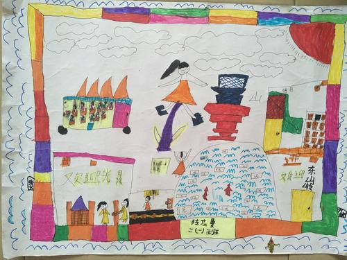 云龙镇中心小学2019年研学活动绘画比赛
