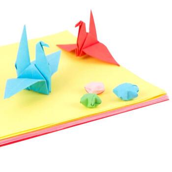 千纸鹤折纸材料正方形长方形折叠纸彩色卡纸手工纸彩纸幼儿园儿童