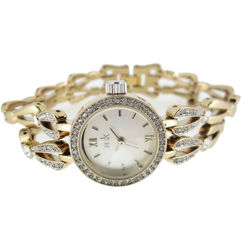 2015 stone women watch brass quartz analog japan movement