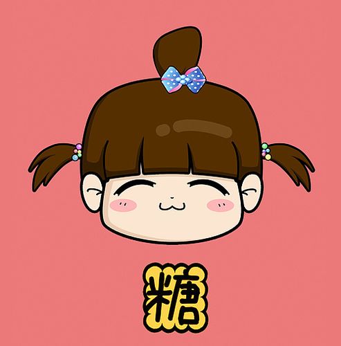 好友想开店,要我帮忙给她家姑娘和合伙人家的孩子做个头像,第一次做