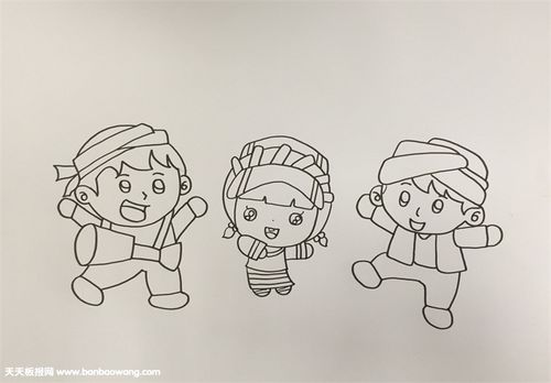 关于民族团结一家亲的画