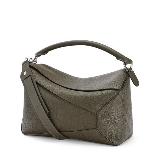 【包税】loewe/罗意威 2021春夏新款 puzzle edge系列 男士大号深卡其