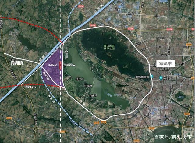 常熟西站真的来了!最新规划曝光!常熟西部的人身价