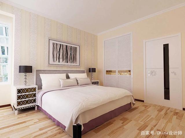 80㎡现代简约装修暖色系漆搭配壁纸和地板让整个空间显得十分温暖