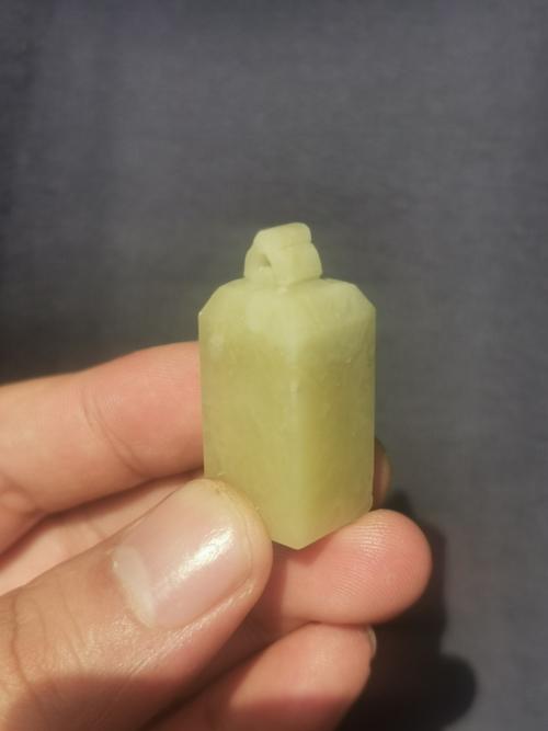 【清明专场】天然印石《封门青》印章一枚包邮