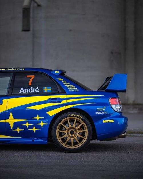 斯巴鲁翼豹wrx sti 改装的是情怀