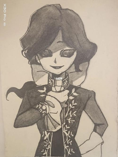 第五人格约瑟夫素描版. 有什么问题吗?_第五人格_素描